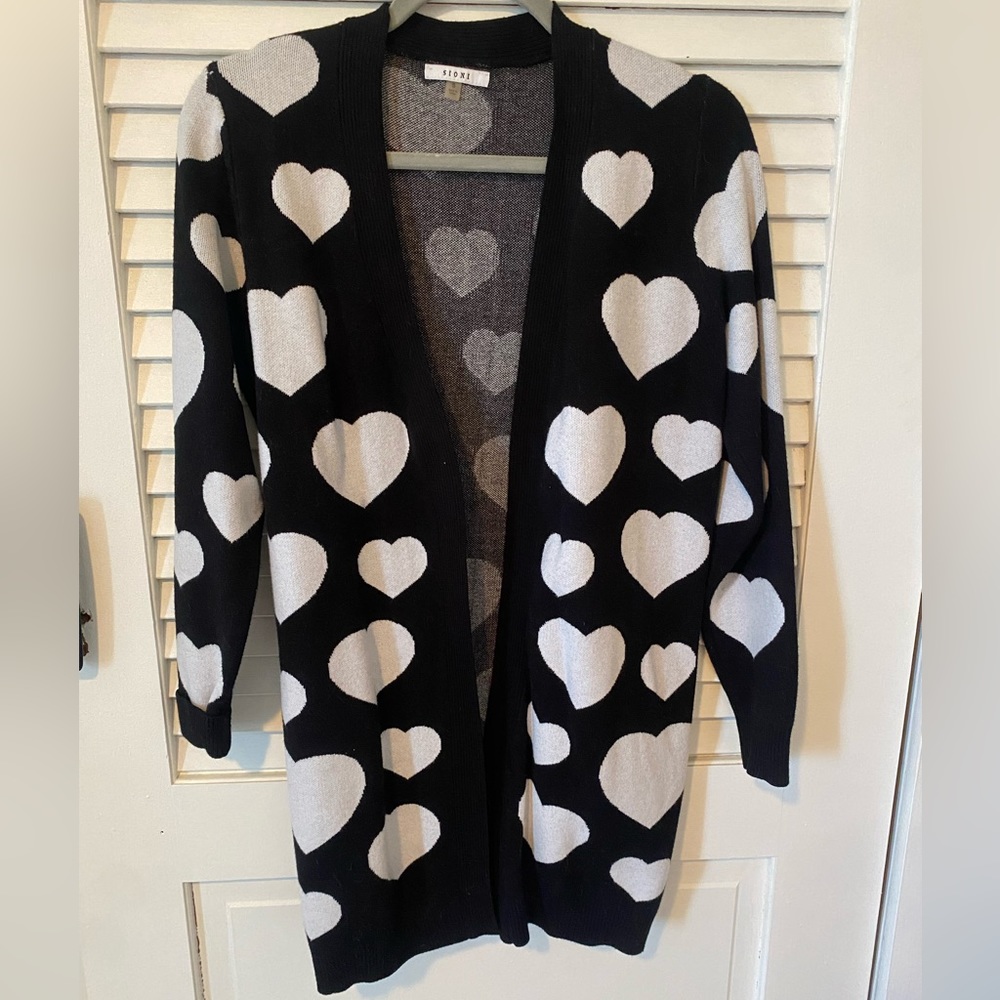 Heart Cardigan. Size small